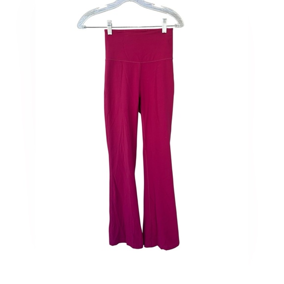 Lululemon Groove Nulu Super-High-Rise Flared Pant Regular - Size 2 -Pomegranate - Picture 6 of 14